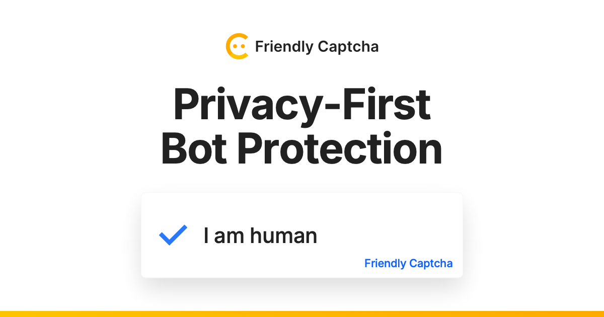 Friendly Captcha Bot Protection Widget